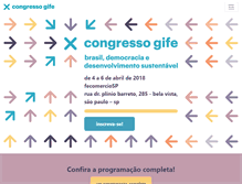 Tablet Screenshot of congressogife.org.br